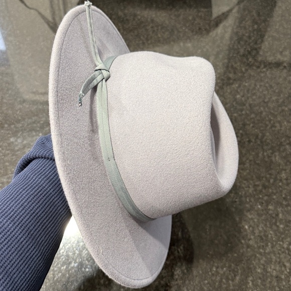 Brixton Charcoal Women's Fedora Hat - Picture 5 of 6